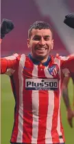  ??  ?? Bomber Angel Correa, 25 anni, dell’Atletico: ha infilato l’1-0 ieri