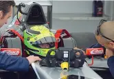  ?? (LaPresse) ?? Alla guida Mick Schumacher nella monoposto a Oschersleb­en