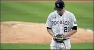  ?? AARON ONTIVEROZ / The Denver Post ?? Rockies pitcher Kyle Freeland is embracing the challenge facing Colorado’s starting rotation, saying “I don’t mind being a snake in the grass.”