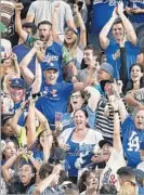  ?? Gina Ferazzi Los Angeles Times ?? FANS at Dodger Stadium have had plenty to cheer. The team is on pace to win the most games in franchise history.