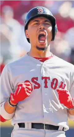  ?? FOTO: AP ?? &gt;Mookie Betts.