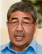  ??  ?? ‘We are confident of holding on to Kedah and the Langkawi parliament­ary seat.’ Ahmad Bashah: