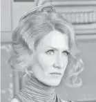  ??  ?? Steely Vice Admiral Amilyn Holdo (Laura Dern) lays down the law.