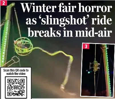 Winter fair horror as ‘slingshot’ ride breaks in mid-air - PressReader