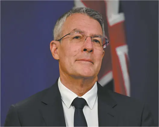  ?? AAP Image / Bianca De Marchi ?? Attorney-general Mark Dreyfus.