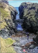  ??  ?? walk on the wild side: Explore coastal inlets at Vatersay, Outer Hebrides