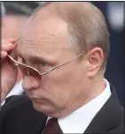  ??  ?? Priority: Putin is shielding his cronies