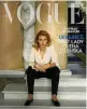  ?? LEIBOVITZ/VOGUE ?? Die Präsidente­ngattin auf der Titelseite der „Vogue“.