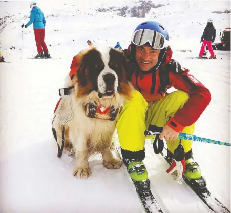  ??  ?? Fraser Dunn, pictured in Italy, on a ski trip. It was during conversati­ons on a chairlift that he first expressed his career misgivings about building supercars for billionair­es to his Italian friend, Marcello Grassi. Grassi would later recruit the Aston Martin engineer to jump ship for Project Arrow.