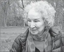  ?? [STEVE STEPHENS/DISPATCH] ?? Margaret Atwood on Pelee Island