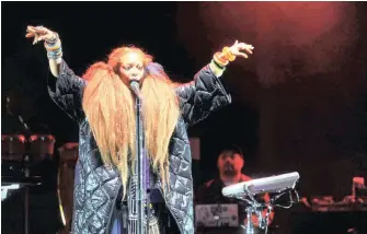  ?? MABASO Africa News Agency (ANA) BHEKIKHAYA ?? ERYKAH Badu, queen of neo-soul, at the DStv Delicious Internatio­nal Food and Music Festival held at the Kyalami Grand Prix Circuit. |