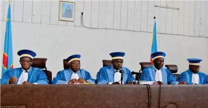  ??  ?? Congo’s constituti­onal court is set to rule on the election this weekend © AFP