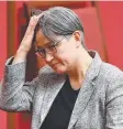  ??  ?? Penny Wong yesterday.