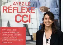  ?? (Photo C.C.) ?? Marjorie Bourse, conseiller entreprise, coordonne la « cellule impact gilets jaunes » créée par la CCI Nice Côte d’Azur.