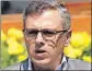  ?? HT FILE ?? Former J&amp;K chief minister Omar Abdullah.