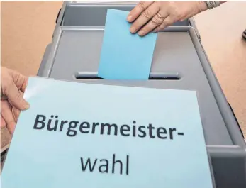  ?? SYMBOLFOTO: DPA ?? Stand Donnerstag sind laut der Gemeinde Wurmlingen 3143 Bürger wahlberech­tigt.