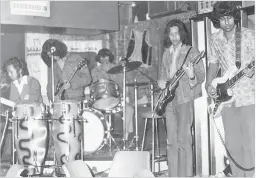  ?? Picture: BHARAT JAMNADAS/SUPPLIED ?? Anil Valera (right), original bassist with Ulysses in the early ‘70s.