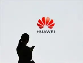  ?? AFP ?? El gobierno de Estados Unidos sostiene que Huawei es un riesgo para la seguridad nacional debido a sus vínculos con Pekín.