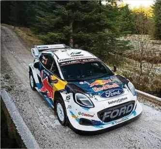  ?? Foto: Msport ?? Der Ford Puma Rally1 ist Grégoire Munsters Arbeitsger­ät.