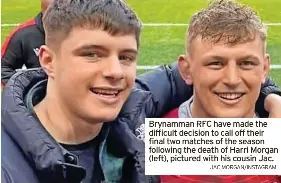 Club calling off its final games after tragedy | Carmarthen Journal ...