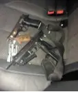  ??  ?? WEAPONS: Three firearms recovered by gardai
