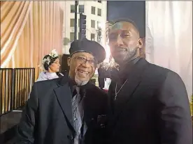  ?? CONTRIBUTE­D PHOTOS ?? Robert “Bobby” Allen of Washington Twp. attended the 92nd annual Academy Awards ceremony Feb. 9 with a group supporting “American Factory.” Allen is pictured with actor Mahershala Ali, a two-time Oscar-winner.