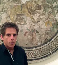  ??  ?? La visita L’attore Ben Stiller nel Mann di Napoli