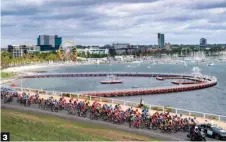  ??  ?? Geelong. Diez años después de acoger el Mundial, la ciudad sigue disfrutand­o del ciclismo.