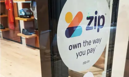  ?? ?? Shares in buy-now-pay-later company Zip have fallen from their peak by 63%, while others including IOUpay and Fatfish plunged by more than 80%. Photograph: Derek Rose/AAP