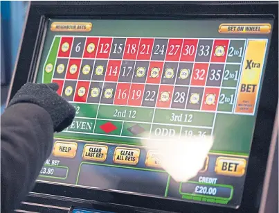  ?? PA. ?? Fixed-odds betting machines have been described as the ‘crack cocaine’ of the gambling world.