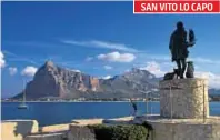  ?? ?? LUCI E COLORI
DEL TRAMONTO Sopra, a sinistra, una veduta di Scilla, in Calabria, famosa per la spiaggia delle Sirene e il castello Ruffo; a destra, il suggestivo Teatro nazionale croato di Zagabria al crepuscolo.
SAN VITO LO CAPO