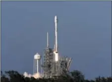  ?? CRAIG BAILEY — FLORIDA TODAY VIA AP ?? A SpaceX Falcon 9 rocket lifts off from Kennedy Space Center in Titusville, Fla., Thursday. SpaceX launched its first recycled rocket Thursday, the biggest leap yet in its bid to drive down costs and speed up flights.