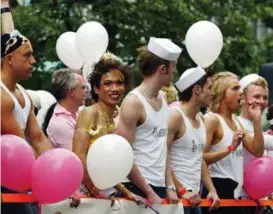  ?? FOTO: BENT ARE IVERSEN ?? 2004. Bilder fra paraden den gang det het Skeive Dager.