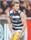  ??  ?? The Gold Coast Suns are eyeing Geelong’s George Horlin-Smith.