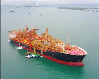  ??  ?? The production vessel used on the Kraken oil field east of Shetland Picture: Enquest