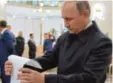  ?? Foto: dpa ?? Putin stand nicht zur Wahl und trotzdem drehte sich alles um ihn.