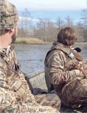  ?? News) (Photo by Andrew Smith, MSU Extension Service, for Starkville Daily ?? These friends are hunting waterfowl on Beaverdam Lake near Tunica. The time spent together helps forge bonds that can last a lifetime and provides stories to be shared on future outings.