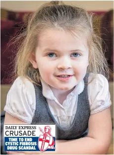  ?? Picture: DAILY MIRROR ?? BATTLE: Ayda Louden’s parents in fight to extend her life