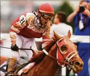  ?? Silas Walker / TNS ?? Kentucky Derby winner Rich Strike will not run in the Preakness Stakes, owner Rich Dawson announced on Thursday.