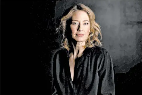  ?? YOUNGRAE KIM/CHICAGO TRIBUNE ?? Carrie Coon at Steppenwol­f Theatre, where she is starring as Agnes in “Bug,” written by husband Tracy Letts in the 1990s.