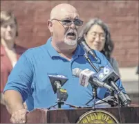  ?? Skip Dickstein / Times Union ?? With the resignatio­n of District 2 Councilman Mark Mcgrath, Jim Gulli, left, the Troy City Council District 1 representa­tive, will now have a vote on each of the city’s committees.