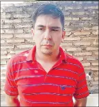  ??  ?? Rodolfo Rolando Vera Cáceres, alias Papu, fue detenido ayer.