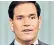  ??  ?? Marco Rubio, the Republican party favourite, has less than half the support of Donald Trump in four key states