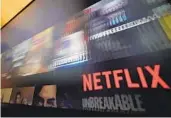  ?? GENE J. PUSKAR AP ?? Video streaming service Netflix a year ago said it was seeking to end the practice of password sharing.