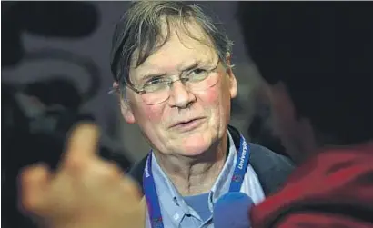  ?? CSABA SEGESVARI / AFP ?? Tim Hunt trabajaba hasta ayer en la universida­d británica más igualitari­a en cuestiones de género