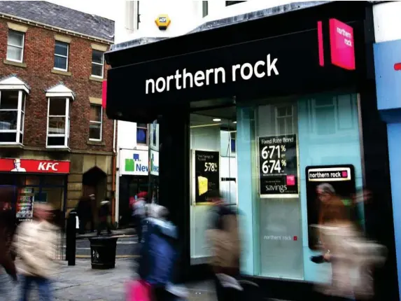  ?? (PA) ?? The government has sold its remaining stake in Northern Rock and Bradford & Bingley