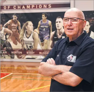  ?? Picture: PAUL CARRACHER ?? WRONG MOVE: Horsham basketball icon Owen Hughan believes replacing a Country Victoria basketball system with regional city developmen­t hubs is inappropri­ate.