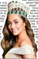  ??  ?? ‘i’M StroNg’: Miss Ireland Chelsea Farrell