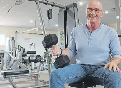  ?? MILLICENT MCKAY/JOURNAL PIONEER ?? Bernard Reeves, 57, who recently won an internatio­nal exercise competitio­n, is shown in the gym area of Stretch Fitness in Summerside.