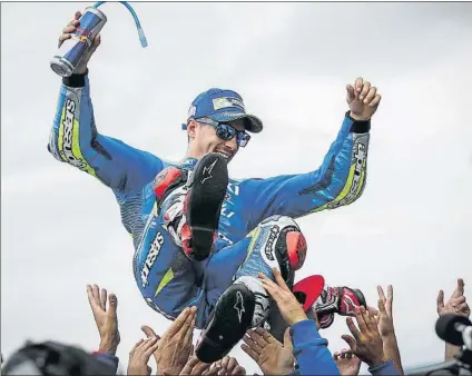  ?? FOTO: MOTOGP.COM ?? Maverick Viñales regresa a Silverston­e, donde en 2016 firmó su primer triunfo MotoGP. El de Roses es optimista cara al GP